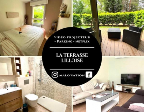 Bel appartement bien placé terrasse jardin et parking